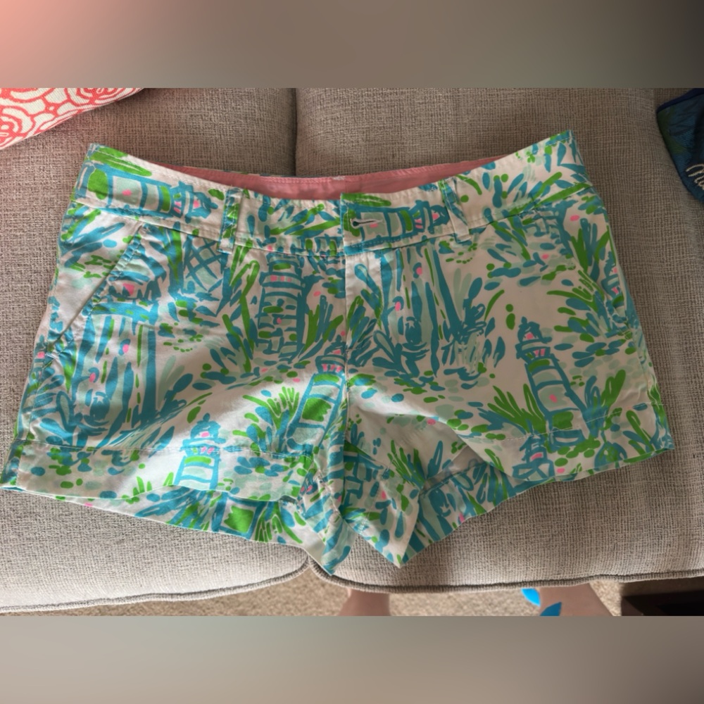 Lilly Pulitzer Lighthouse shorts